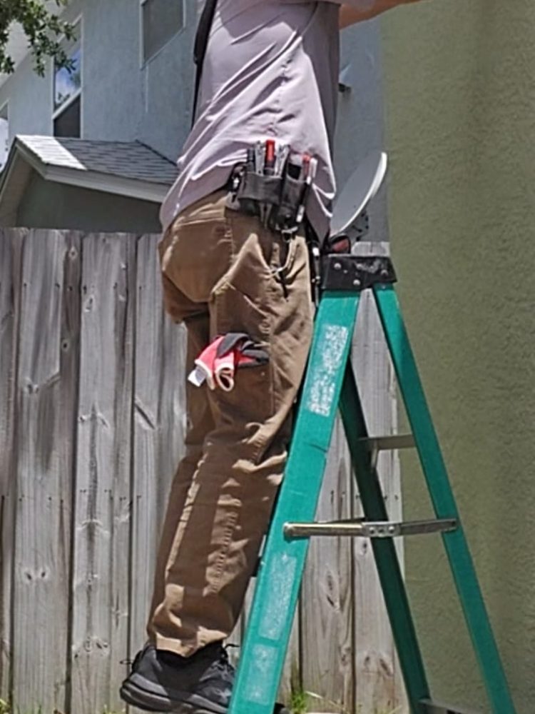 Installing an exterior camera on site